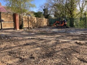Fenced off and destroyed Green Space
